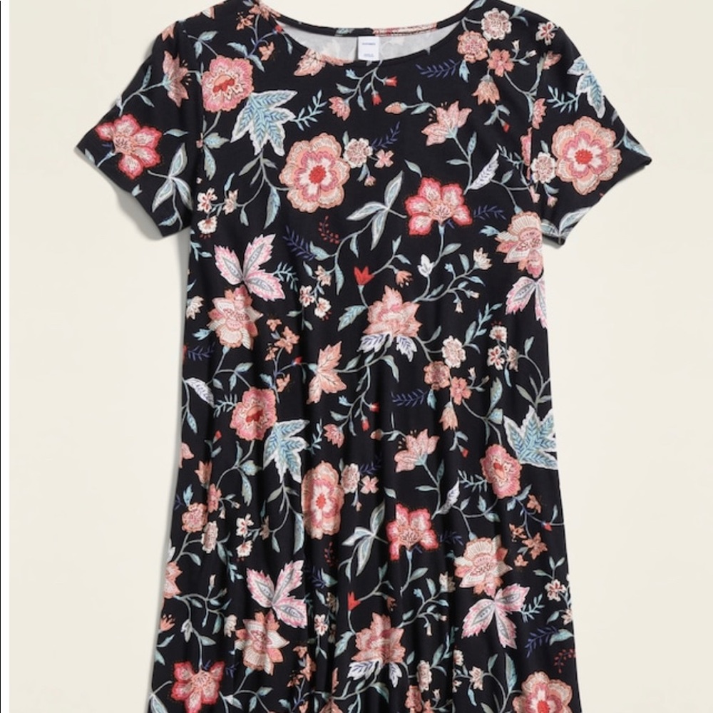 OLD NAVY Women’s Jersey Swing Dress Floral M